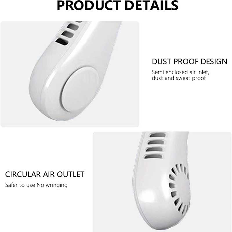 Portable Hanging Neck Fan